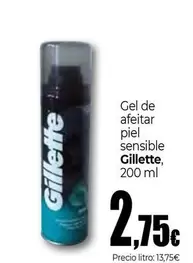 Gillette - Gel De Afeitar Piel Sensible