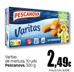 Pescanova - Varitas De Merluza