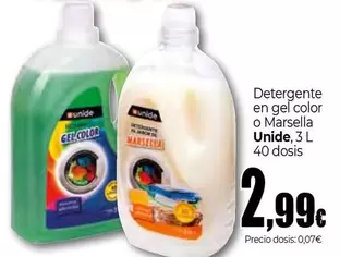 Unide - Detergente En Gel Color O Marsella