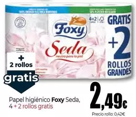 Foxy - Papel Higienico Seda