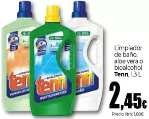 Tenn - Limpiador De Baño, Aloe Vera O Bioalcohol