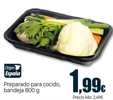 Preparado Para Cocido