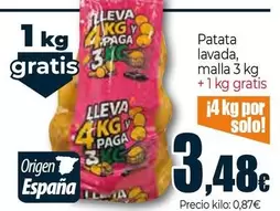 Patata Lavada