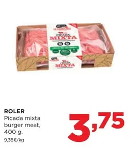 Roler - Picada Mixta Burger Meat