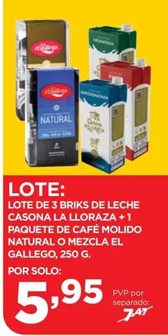 El Corte Inglés - Lote De 3 Briks De Leche