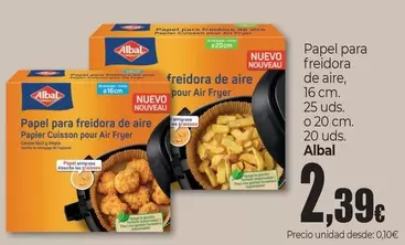 Albal - Papel Para Freidora De Aire