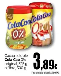 Cola Cao - Cacao Soluble 0% Original