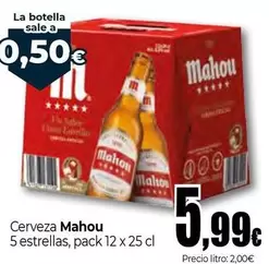Mahou - cerveza 5 estrellas