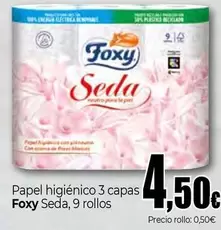 Foxy - Papel Higienico 3 Capas