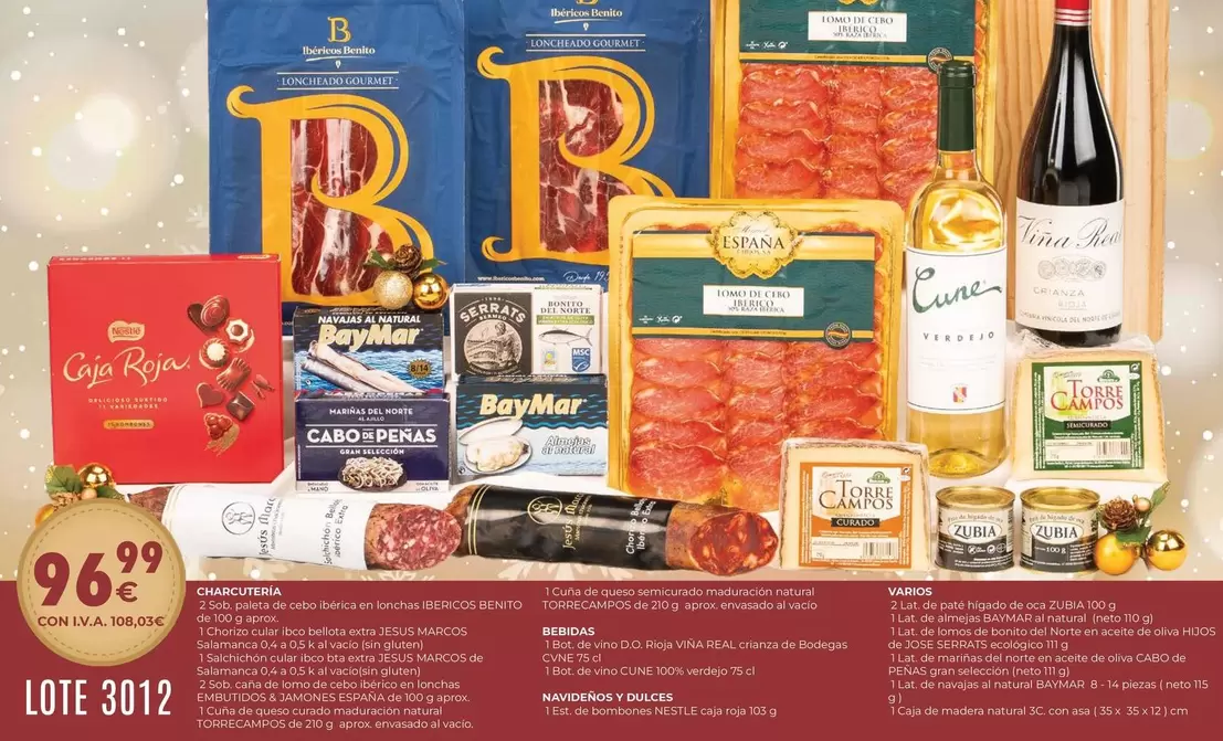 Caja Roja - Lote 3012