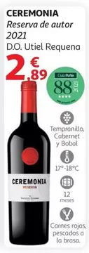 Tempranillo - Ceremonia Reserva De Autor 2021 D.O. Utiel Requena