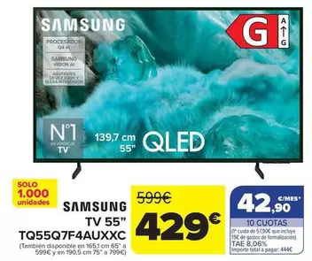 Samsung - Tv 55" TQ55Q7F4AUXXC