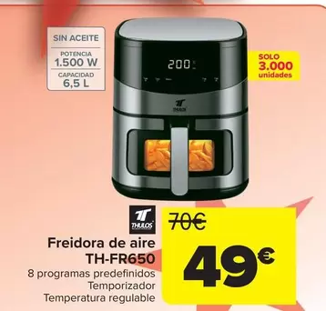 Thulos - Freidora De Aire TH-FR650