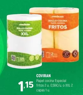 coviran - Papel Cocina Especial Fritos