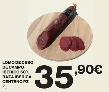 Centeno Pozo - Lomo De Cebo De Campo Ibérico 50% Raza Ibérica