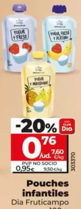 Dia Fruticampo - Pouches Infantiles 