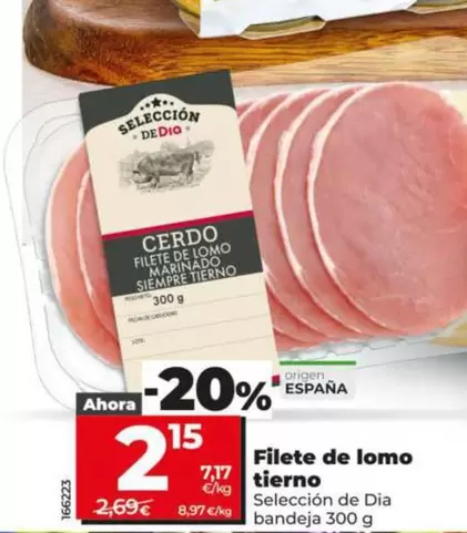 Seleccion De Dia - Filete De Lomo Tierno