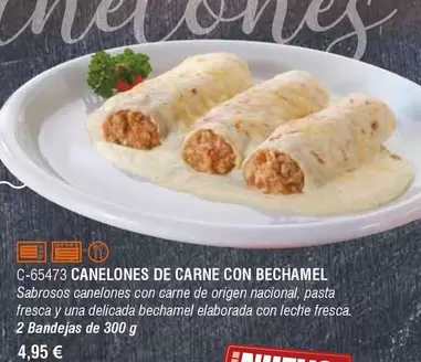 origen - Canelones De Carne Con Bechamel
