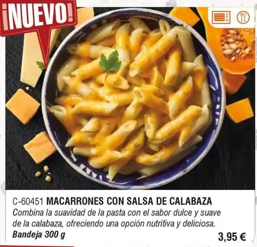 El Sabor - Macarrones Con Salsa De Calabaza