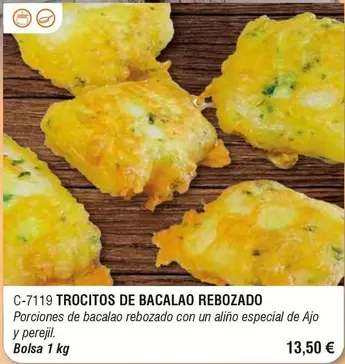 Trocitos De Bacalao Rebozado