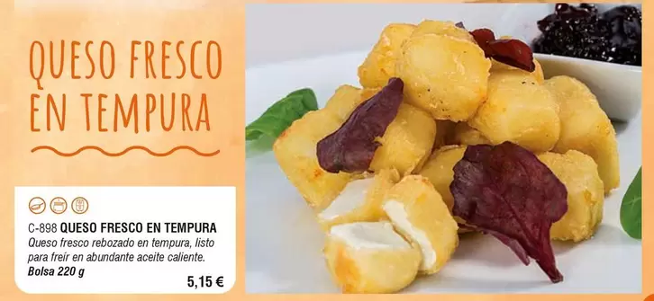 Queso Fresco En Tempura