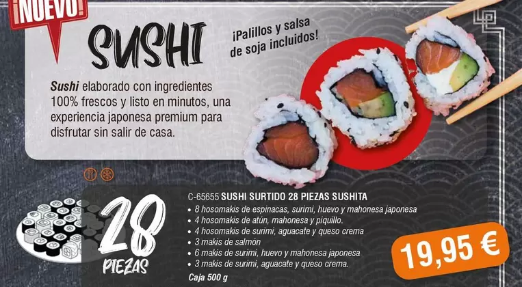 Premium - Sushi Elébarado Con Ingredientes