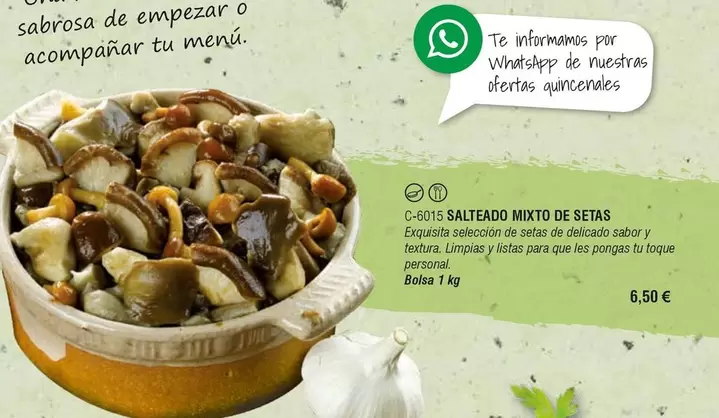 Salteado Mixto De Setas