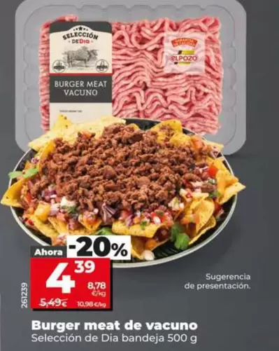 Seleccion De Dia - Burger Meat De Vacuno 