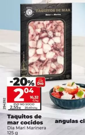 Dia Mari Marinera - Taquitos De Mar Cocidos 125 G