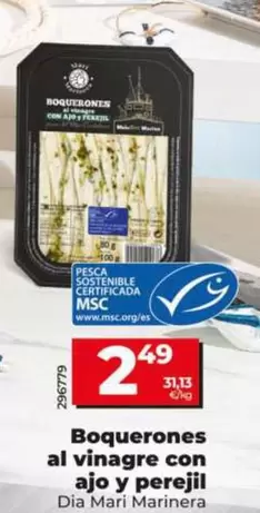 Dia Mari Marinera - Boquerones Al Vinagre Con Ajo Y Perejil 80 G
