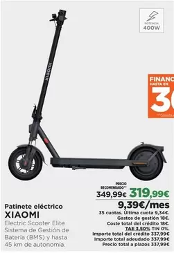 Xiaomi - Patinete Eléctrico