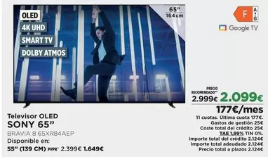 Sony - Televisor Oled