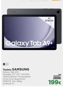 Samsung -  Galaxy Tab A9+