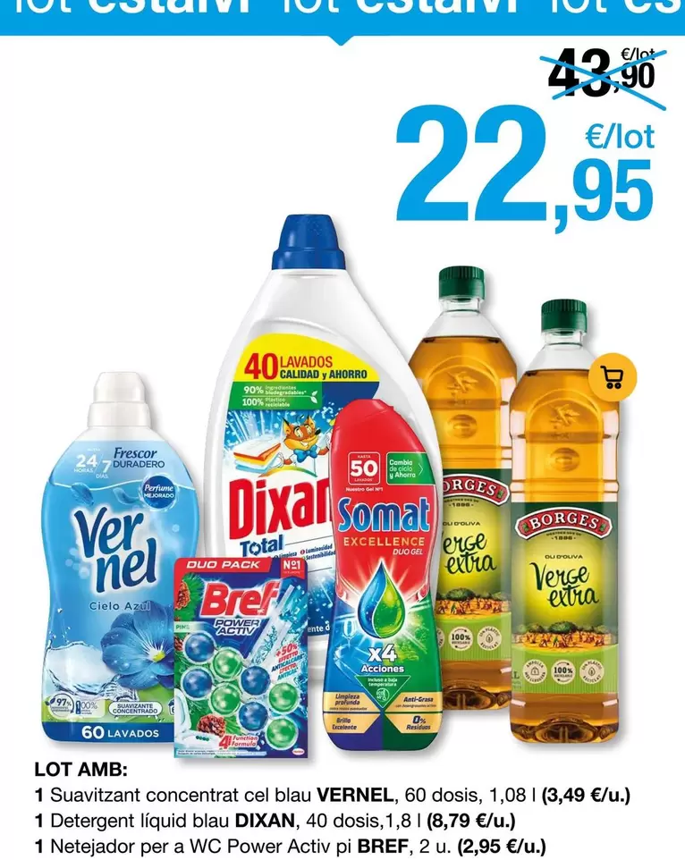 Dixan - Suavizante Concentrat Cel Blau