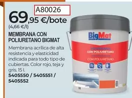 Bigmat - Membrana Con Poliuretano