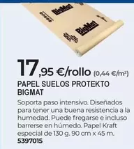 Bigmat - Papel Suelos Protekto