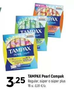 Tampax - Pearl Compak Regular