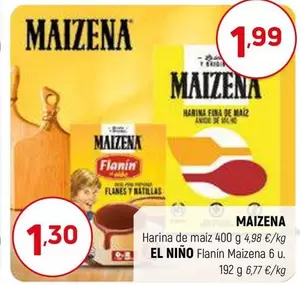Maizena - Harina De Maiz El Nino Flanin Maizena 6 U