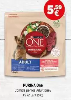 Purina - One Comida Perros Adult Buey