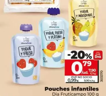 Dia Fruticampo - Pouches Infantiles 100 G