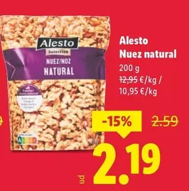 Alesto - Nuez Natural