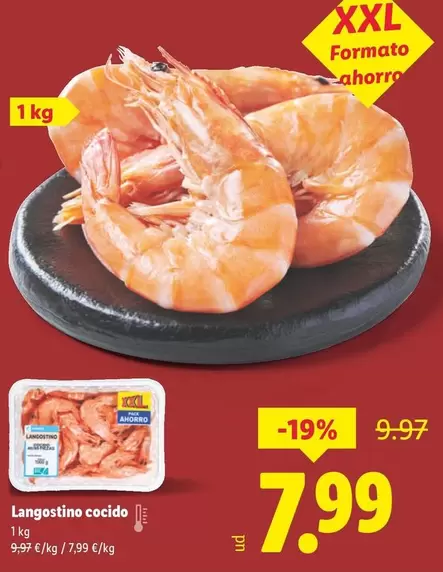 Langostino Cocido