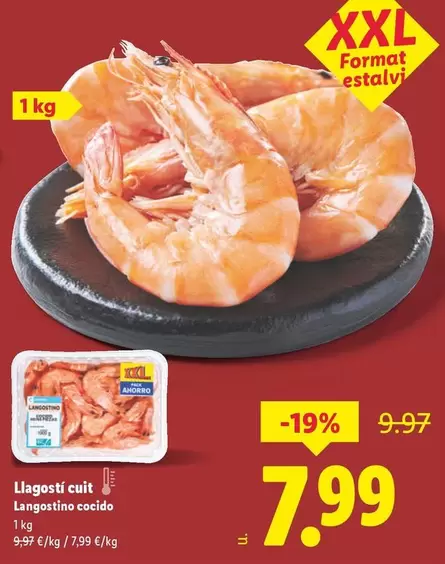 Langostino Cocido