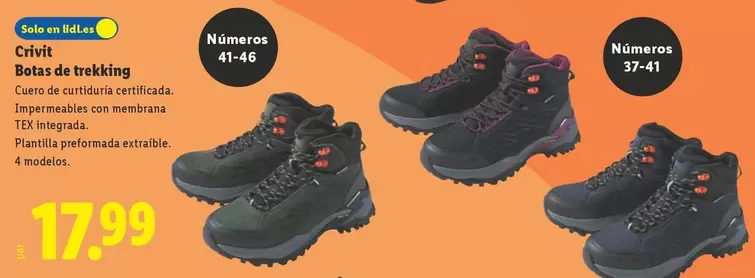 Crivit - Botas De Trekking