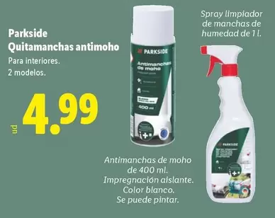Parkside - Quitamanchas Antimoho