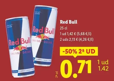 Red Bull - 25 Cl