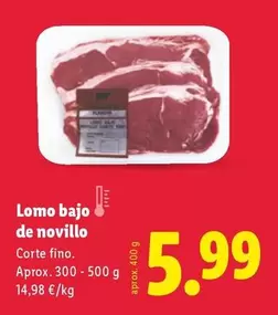 Lomo Bajo De Novillo