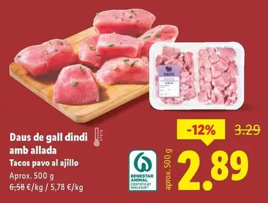 Daus De Gall Dindi Amb Allada