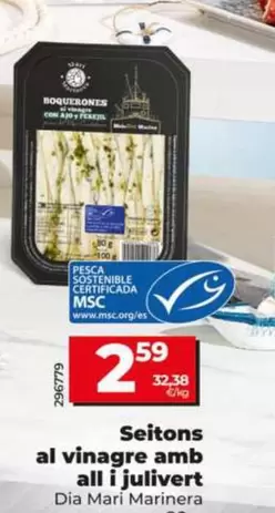 Dia Mari Marinera - Boquerones Al Vinagre Con Ajo Y Perejil