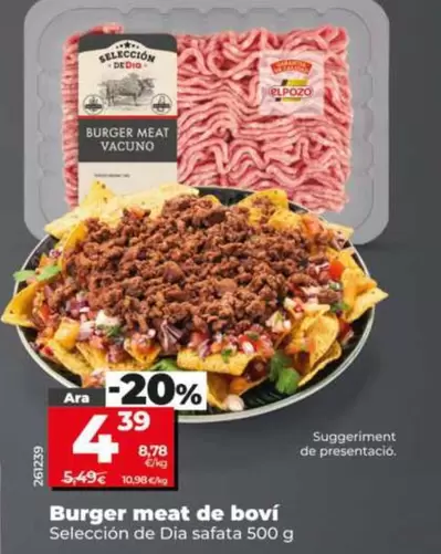 Seleccion De Dia - Burger Meat De Vacuno 